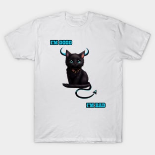 Meet the Most Elegant Evil Black Cat T-Shirt